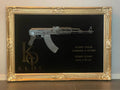 AK grey monogram